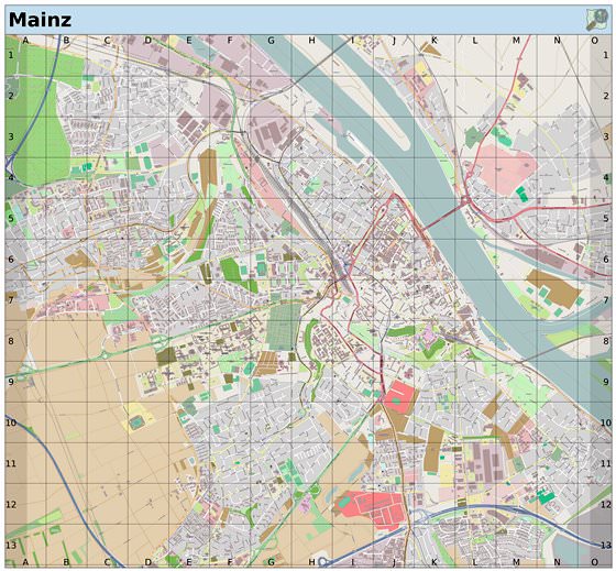 Large map of Mainz 1