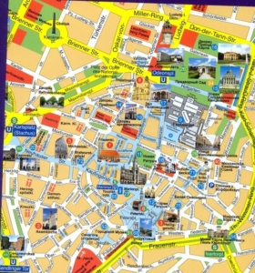 центр мюнхена на карте