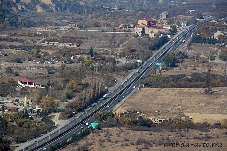 Пример хорошей дороги в Грузии