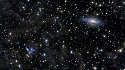 Созвездие Пегаса и ближайшие галактики