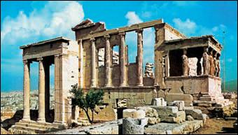 Храм Эрехтейон на афинском Акрополе. 421–406 гг. до н. э.