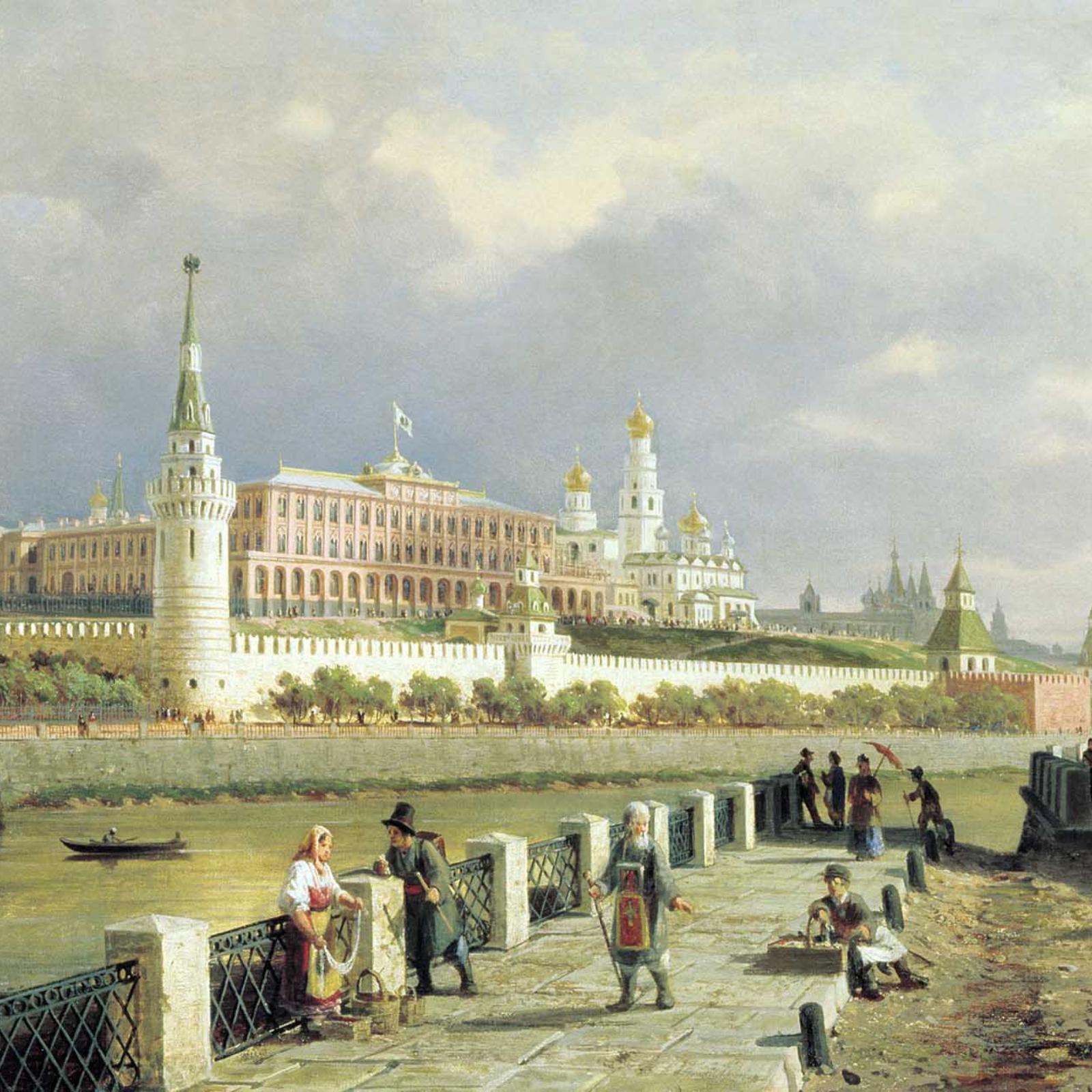 П.П. Верещагин. Вид Московского Кремля, 1879 год. 