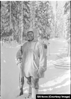 Simo Hayha, a Finnish sniper dubbed "White Death."