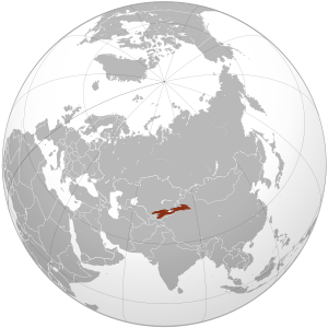 Тянь-Шань на карте