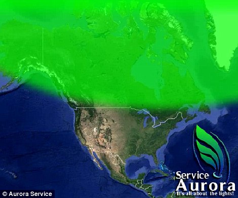 Pennsylvania, Ohio, Indiana and Illinois have a shot at seeing the Northern Lights tonight