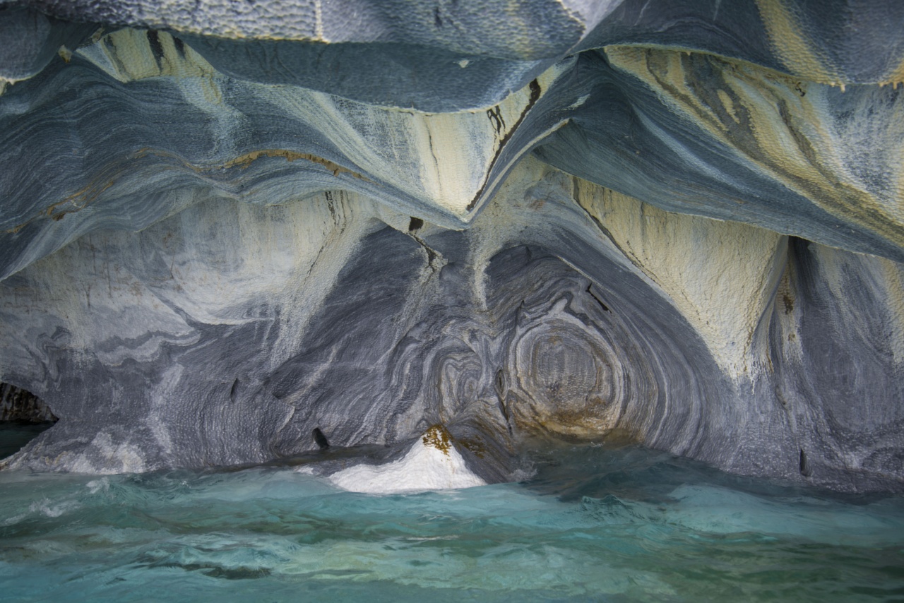 Marble caves in Town Rio Tranquilo.