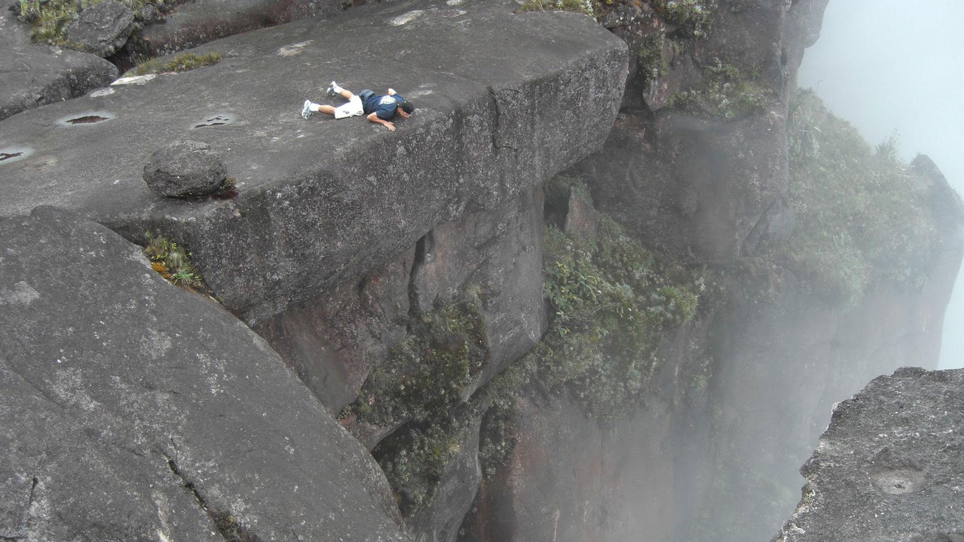 Aerial image of Tepuis, Venezuela South America: Mount Roraima (