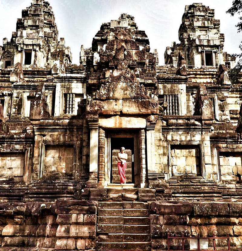 Ангкор-Ват — древний храм в джунглях