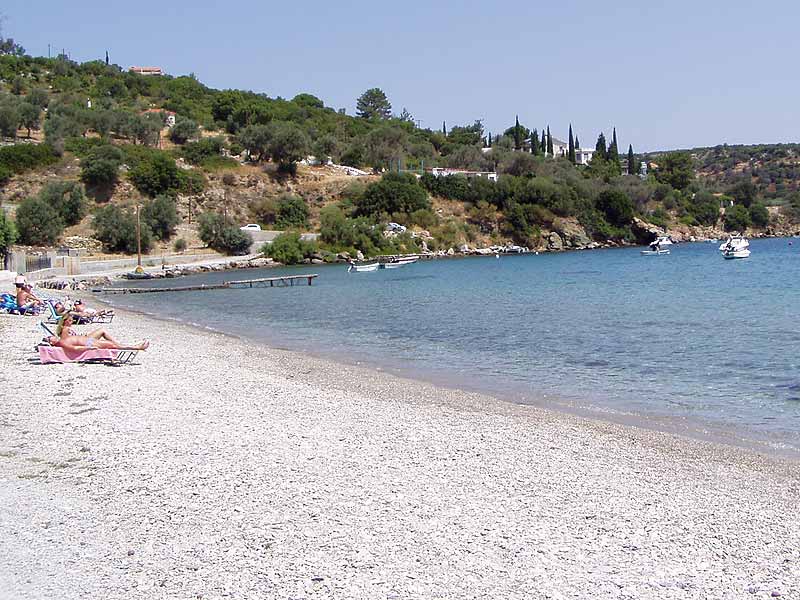 Пляж Кервели на острове Самос