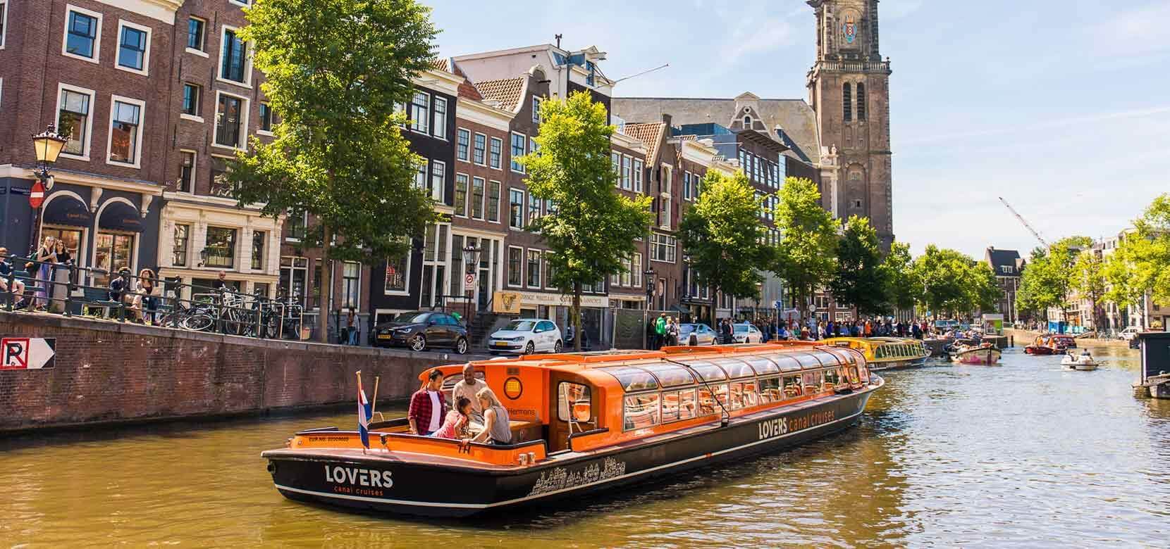Прогулка по каналу Амстердама