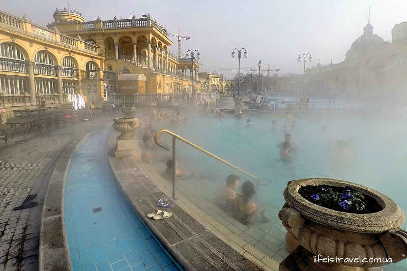 Будапешт зимой, купальни