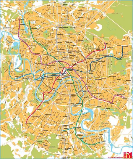 Карты Москвы