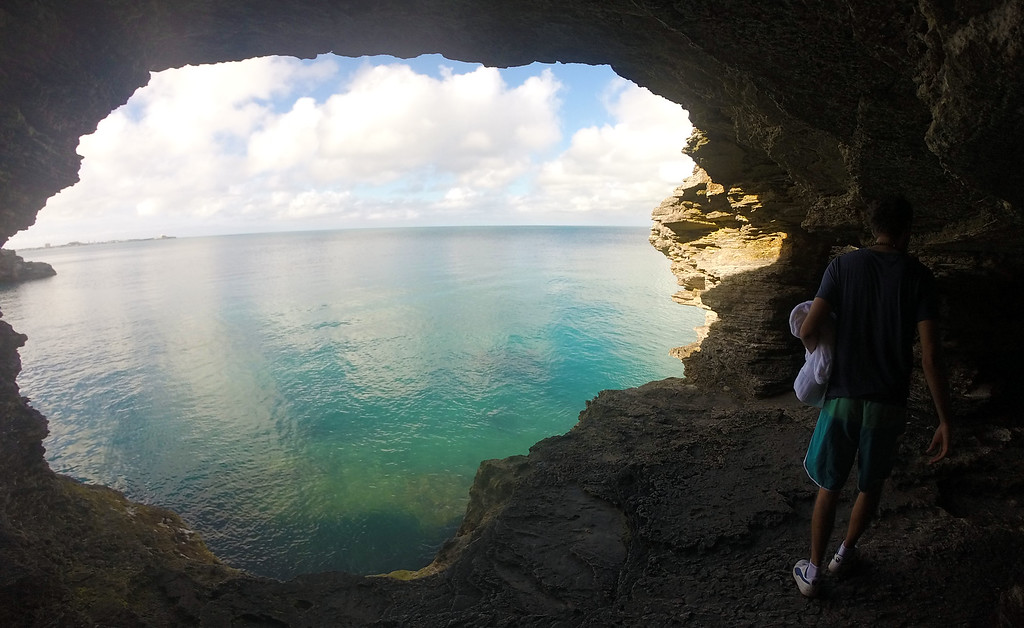 Admiralty Cave at Admiralty House Park in Bermuda