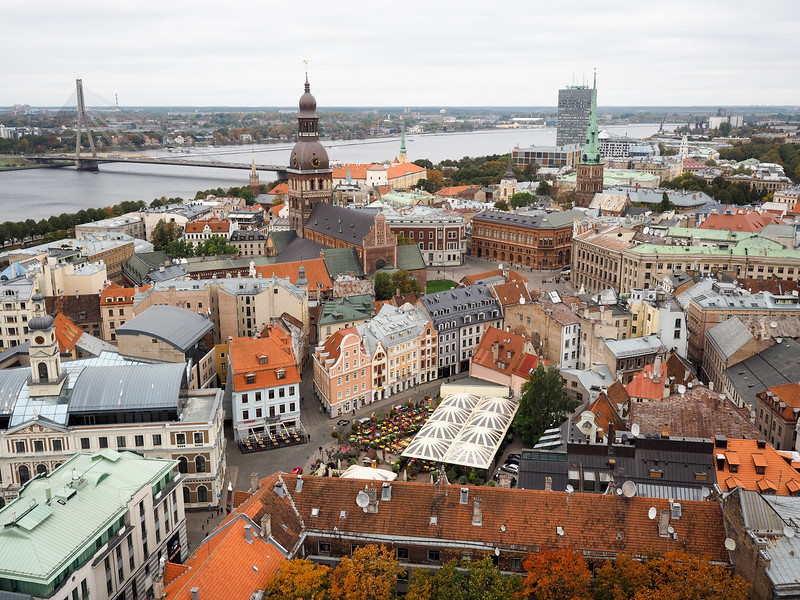 Riga Old Town from St. Peter