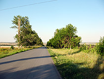Paved road in the Rostov region