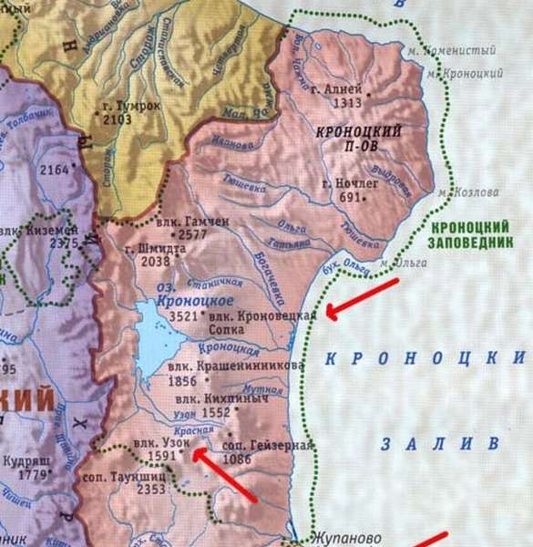 О новой карте «Камчатский край» 