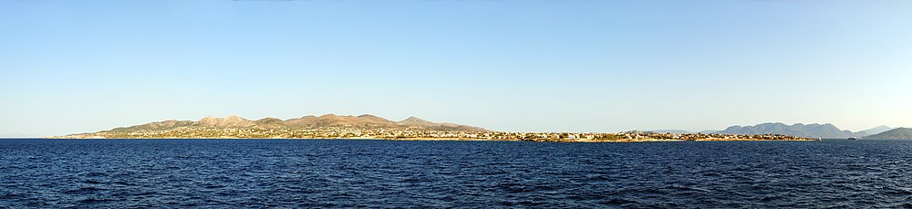 Панорама острова Эгина.