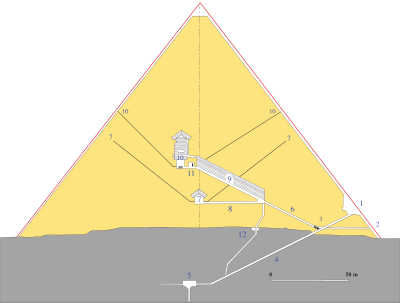 Giza pyramid complex (multilingual map).svg