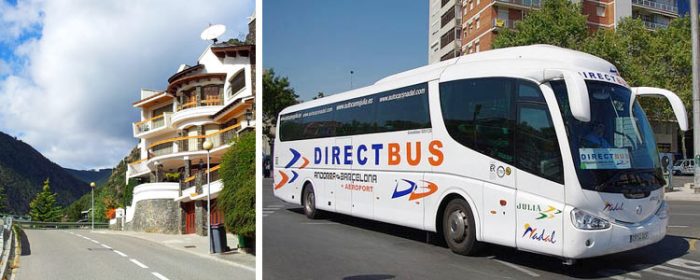 Автобус из Барселоны в Андорру