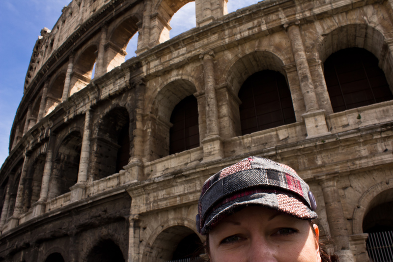 Self portrait, Colosseum