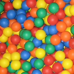 Coloured balls for kids