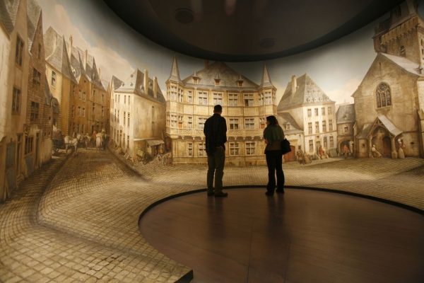 Зал музея истории Люксембурга